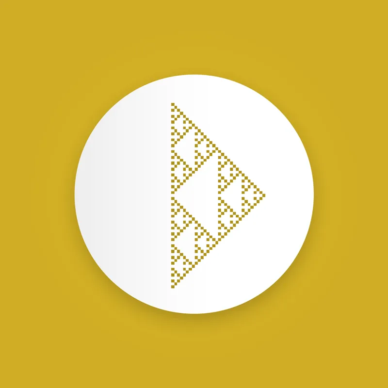 Project logo for Rule 90 Sonification