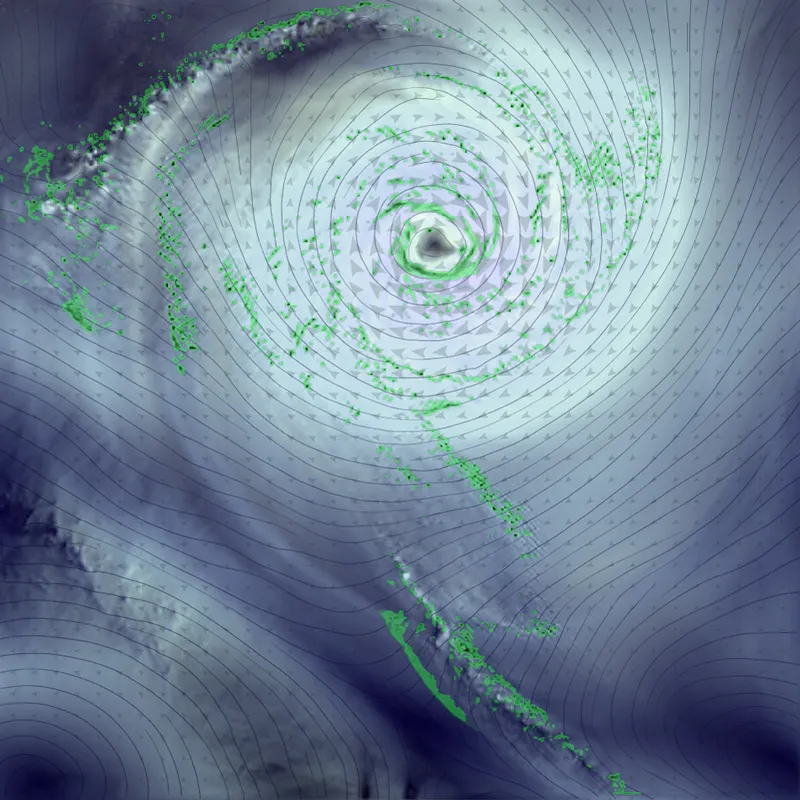 Visualization of weather data